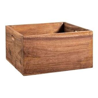 Leen Bakker Krat Ronald L - gerecycleerd hout - 20x38x32 cm - Leen Bakker aanbieding