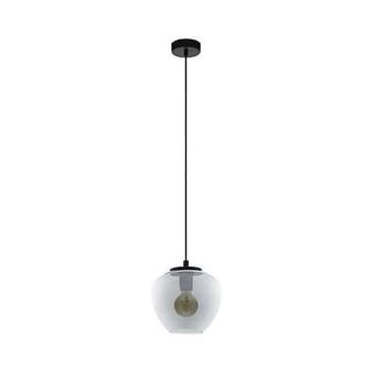 Leen Bakker EGLO hanglamp Priorat Ø23,5 cm - zwart - Leen Bakker aanbieding