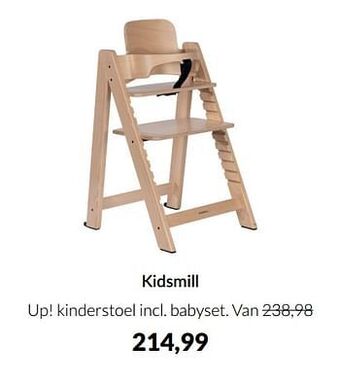 BabyPark Kidsmill up! kinderstoel incl babyset aanbieding