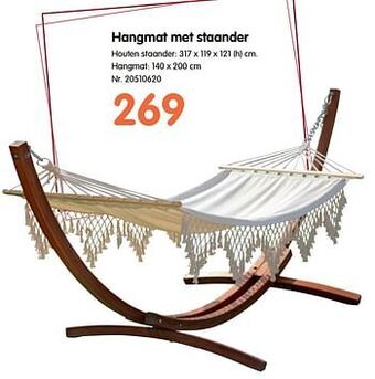 Hangmat met staander