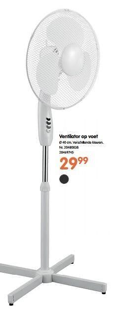 Fun Ventilator op voet aanbieding