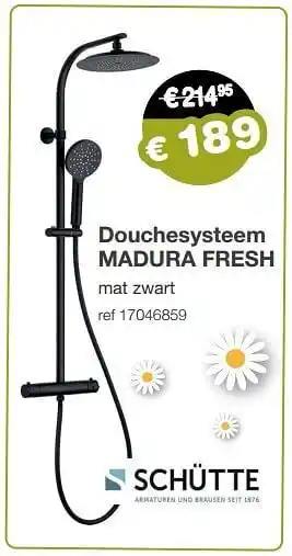 Douchesysteem madura fresh