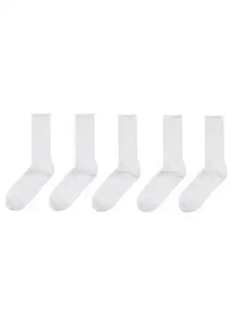 HEMA HEMA Heren Sportsokken - 5 Paar Wit (wit) aanbieding