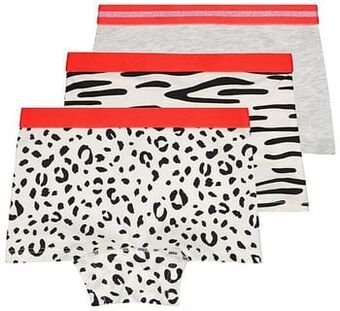 HEMA HEMA Kinderboxers Katoen/stretch - 3 Stuks Zwart (zwart) aanbieding