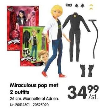Miraculous pop met 2 outfits