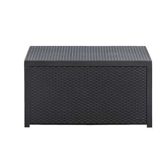 Leen Bakker Allibert tuintafel Arica - grijs - 79x59x42 cm - Leen Bakker aanbieding