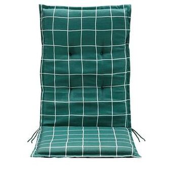 Leen Bakker Terrasstoelkussen Promo - aqua - 123x50x5 cm - Leen Bakker aanbieding