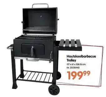 Fun Houtskoolbarbecue trolley aanbieding