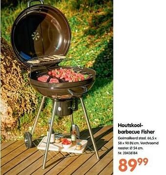 Fun Houtskoolbarbecue fisher aanbieding