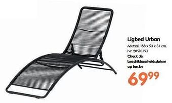 Fun Ligbed urban aanbieding