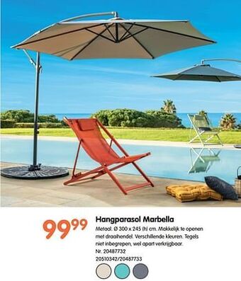 Hangparasol marbella