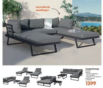 Fun Loungeset durango aanbieding