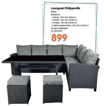 Fun Loungeset philippeville aanbieding