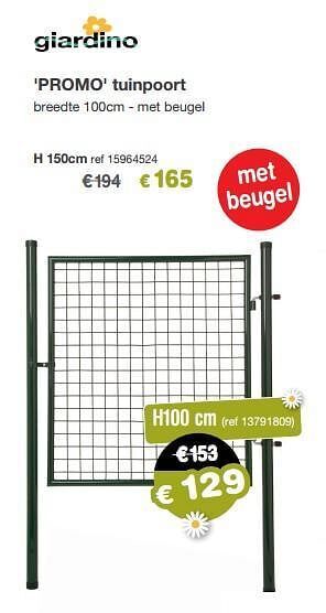 Promo tuinpoort