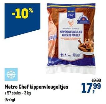 Makro Metro chef kippenvleugeltjes aanbieding