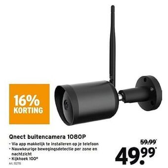 GAMMA Qnect buitencamera 1080p aanbieding