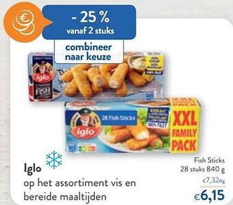 OKay Iglo fish sticks aanbieding