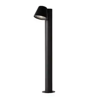 Leen Bakker Lucide LED sokkellamp buiten DINGO IP44 - antraciet - Ø11,5 cm - Leen Bakker aanbieding