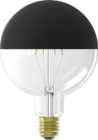 HEMA HEMA LED Lamp 4W - 280 Lm - Globe - Kopspiegel Zwart (zwart) aanbieding
