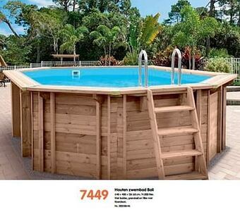 Fun Houten zwembad bali aanbieding