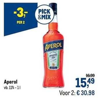 Makro Aperol aanbieding
