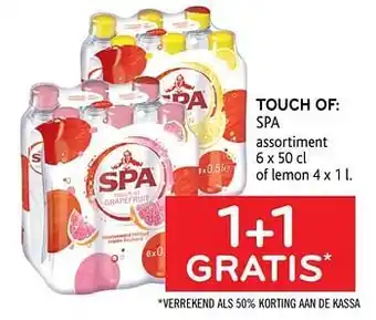 Alvo Touch of: spa 1+1 gratis aanbieding