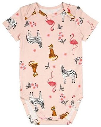 HEMA HEMA Body Met Stretch Dieren Roze (roze) aanbieding