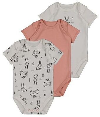 HEMA HEMA Body Konijn - 3 Stuks Wit (wit) aanbieding