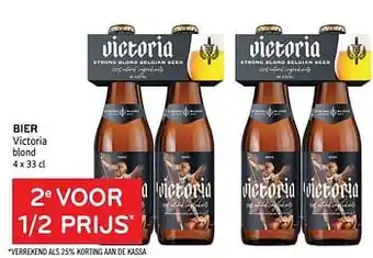Alvo Bier victoria blond 2e voor 1-2 prijs aanbieding