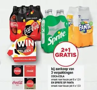 Alvo 2+1 gratis bij aankoop van 3 verpakkingen coca-cola aanbieding