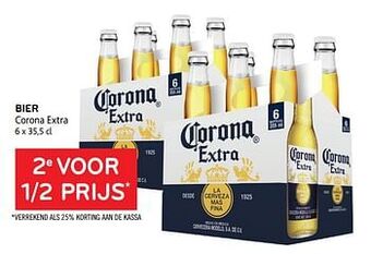 Alvo Bier corona extra 2e voor 1-2 prijs aanbieding