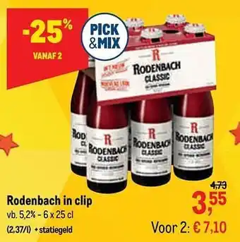 Makro Rodenbach in clip aanbieding