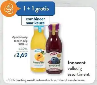 Innocent appelsiensap zonder pulp