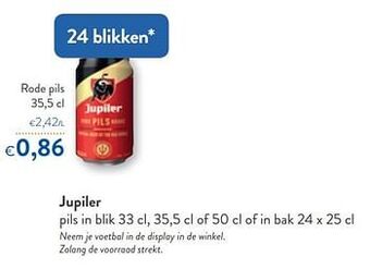 OKay Jupiler rode pils aanbieding