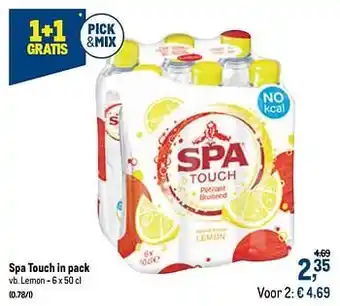 Makro Spa touch lemon aanbieding