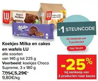 Carrefour Koekjes choco supreme aanbieding