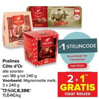 Carrefour Mignonnette melk aanbieding