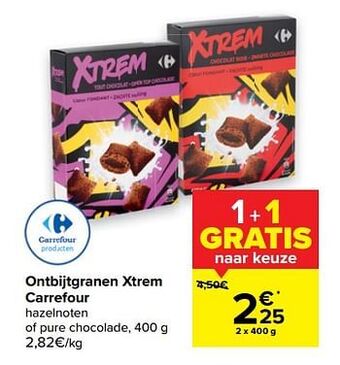 Carrefour Ontbijtgranen xtrem carrefour aanbieding