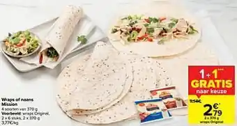 Carrefour Wraps original aanbieding
