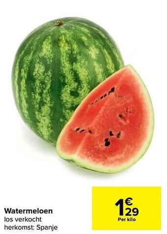 Carrefour Watermeloen aanbieding