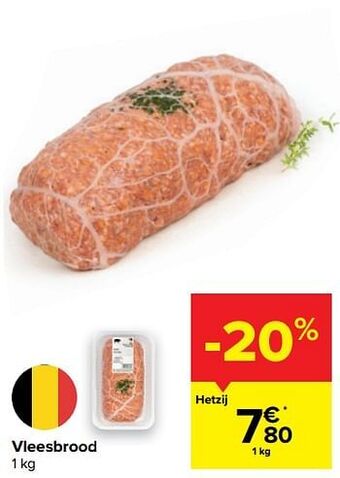 Carrefour Vleesbrood aanbieding