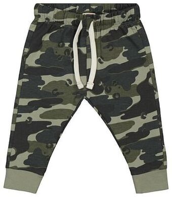 HEMA HEMA Baby Sweatbroek Camouflage Groen (groen) aanbieding