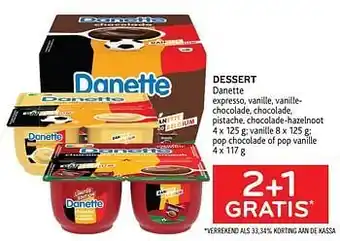 Alvo Dessert danette 2+1 gratis aanbieding