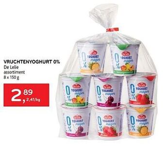 Vruchtenyoghurt 0% de lelie