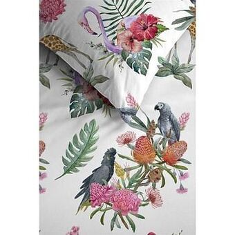 Leen Bakker Ambiante dekbedovertrek Zaire - veelkleurig - 240x200/220 cm - Leen Bakker aanbieding