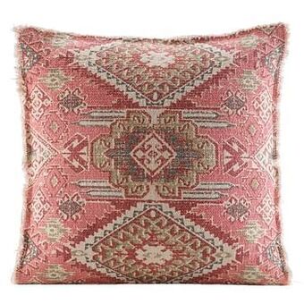 Matraskussen Ilana - roze - 45x45 cm - Leen Bakker