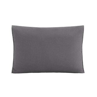 Leen Bakker Le Sud rug/zij loungekussen Brest - grijs - 60x43 cm - Leen Bakker aanbieding