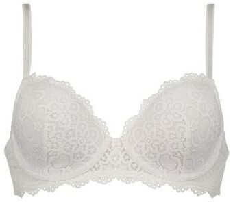 HEMA HEMA Voorgevormde Bh Met Kant Met Beugel Wit (wit) aanbieding
