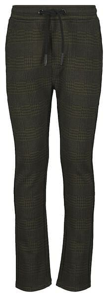 HEMA HEMA Kinderbroek Geruit Legergroen (legergroen) aanbieding