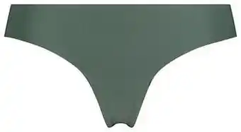 HEMA Damesstring Kant Donkergroen (donkergroen)